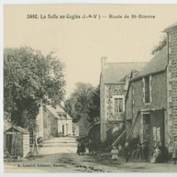 La Selle-en-Coglès (I.-et-V.) - Route de St-Etienne.