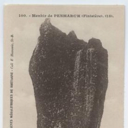 Menhir de PENMARC'H (Finistère)..