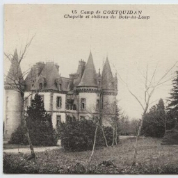 Camp de Coëtquidan - Chapelle et château du Bois-du-Loup