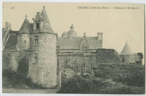 TREMEL (Côtes-du-Nord). - Château de Kermerzit