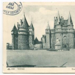 VITRE - Ensemble de la Façade du Château