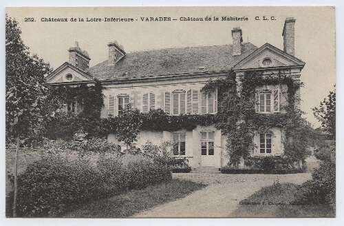Châteaux de la Loire-Inférieure - Varades - Château de la Mabiterie C.L.C.
