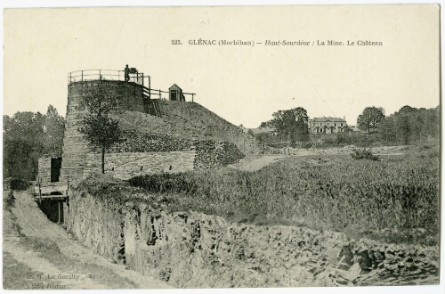 Glénac (Morbihan). - Haut-Sourdéac : La Mine. Le Château.