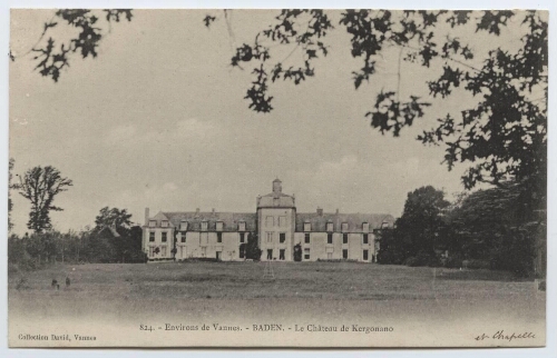 Environs de Vannes - BADEN - Le Château de Kergonano