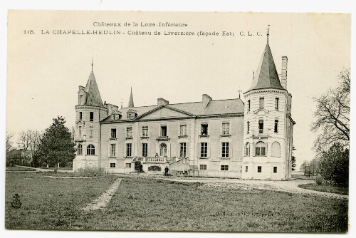 LA CHAPELLE-HEULIN - Château de Livernière (façade Est)