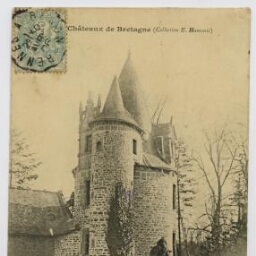 Environs de DINAN - le Château de la Conninais, Le Donjon (XVḞ siècle)