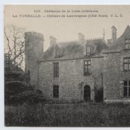 Châteaux de la Loire-Inférieure. La Turballe - Château de Lauvergnac (Côté Nord)