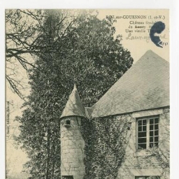 ROZ-sur-COUESNON (I.-et-V.) - Château féodal de Lancy-Morel - Une vieille tourelle.