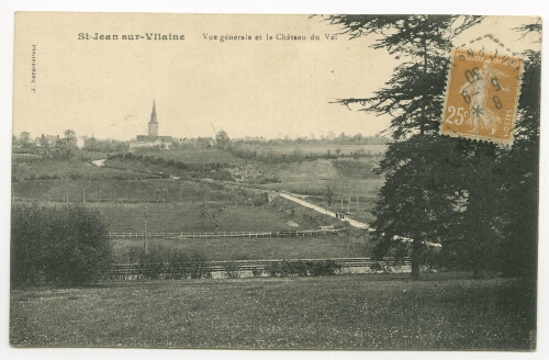 Saint-Jean-sur-Vilaine - Vue générale et le Château du Val