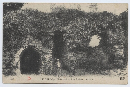 LE RELECQ (Finistère).- Les Ruines (XIIIe s.)