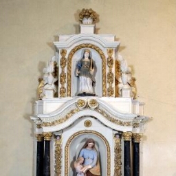 Retable dédié à sainte Anne de l'église Notre-Dame-de-la-Visitation