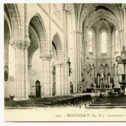 BOUSSAY (L.-I.) - Intérieur de l'Eglise