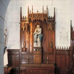 Retable dédié sainte Anne de l'église Saint-Jean-Baptiste