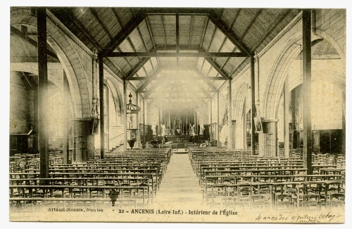 ANCENIS (Loire-Inf.) - Intérieur de l'Eglise