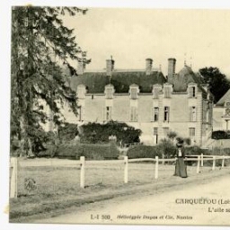 L-I CARQUEFOU (Loire-Inf) - Château de la Seilleraye L'aile sud et la grande allée