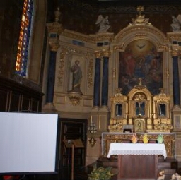 Retable de l'autel principal de la chapelle Sainte-Marie
