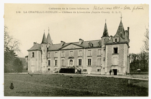 LA CHAPELLE-HEULIN - Château de Livernière (façade Ouest)