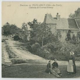 Environs de PLOUARET (Côtes-du-Nord). Château de Guernachannay