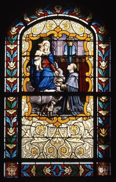 Verrière du Rosaire de l'église Saint-Thurial