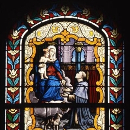 Verrière du Rosaire de l'église Saint-Thurial