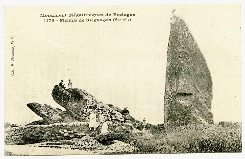 Menhir de Brignogan (Vue nḞ)