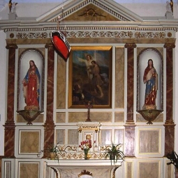 Retable de l'autel de l'Ange gardien de l'église Notre-Dame et Sainte-Anne