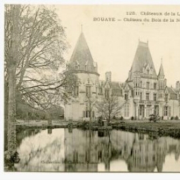 BOUAYE - Château du Bois de la Noë, pris de l'étang