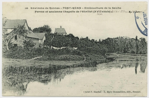 Environs de Rennes - Pont-Réan - Embouchure de la Seiche