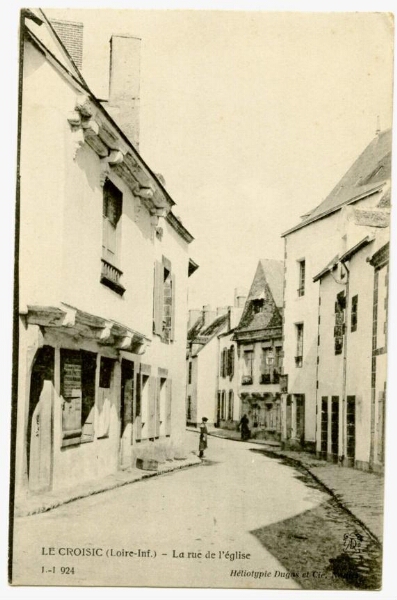 L-I LE CROISIC (Loire-Inf.) - La rue de l'église
