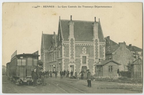 Bis - RENNES. - Gare Centrale des Tramways Départementaux