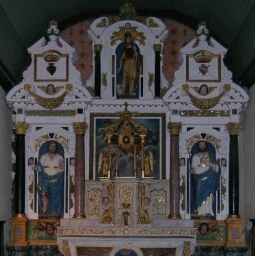 Retable de l'autel principal de l'église Saint-Jean-Baptiste