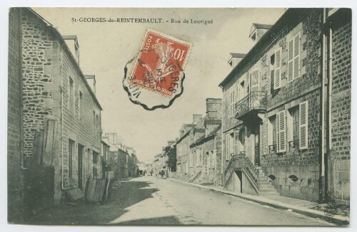 SAINT-GEORGES-DE-REINTEMBAULT. - Rue de Louvigné