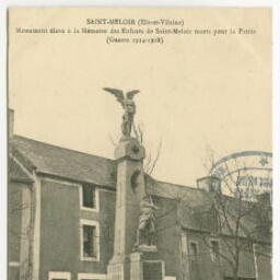 SAINT-MELOIR - Monument élevé à la Mémoire des Enfants de Saint-Meloir