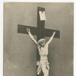 PAIMPONT. - Le Christ en ivoire de l'Abbaye.