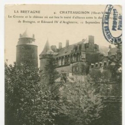 CHATEAUGIRON (Ille-et-Vilaine) La Guenne et le château