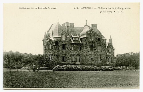 AVESSAC - Château de la Châtaigneraie (Côté Est)