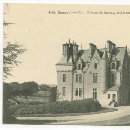 Renac (I.-et-V.) - Château du Brossay, côté Nord-Est