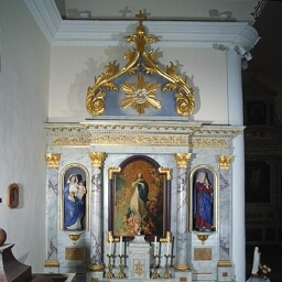 Retable de l'autel Nord de l'église Saint-Eloi