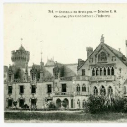 Châteaux de Bretagne.- Kériollet près Concarneau (Finistère)