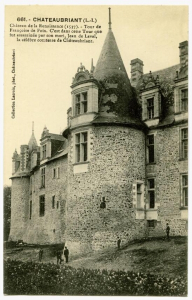 CHATEAUBRIANT (L.-I.) Château de la Renaissance.