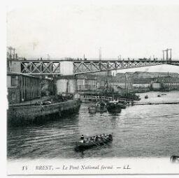 BREST. - Le Pont National fermé - LL.