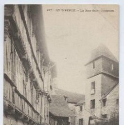 QUIMPERLE - La Rue Saint-Sébastien