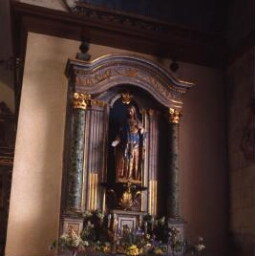 Retable dédié au Sacré Coeur de l'église Saint-Martin