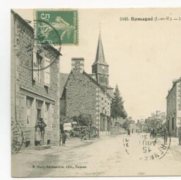 Romagné (I.-et-V.) - la Grande Rue