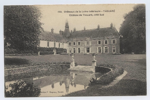 Châteaux de la Loire-Inférieure - Thouaré. Château de Thouaré, côté Sud
