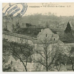 FOUGERES - Vue Générale du Château G. F.