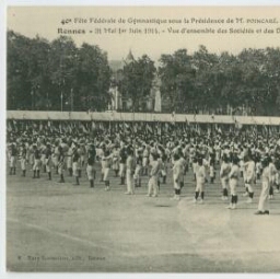 40e Fête Fédérale de Gymnastique sous la Présidence de M. Poincaré.