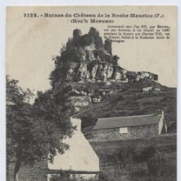 Ruines du Château de la Roche Maurice (F.) (Roc'h Morvan)