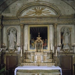 Retable de l'autel principal de l'église Saint-Benoît