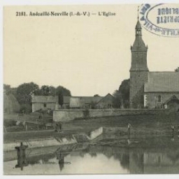 Andouillé-Neuville(I.-et-V.). L'église.